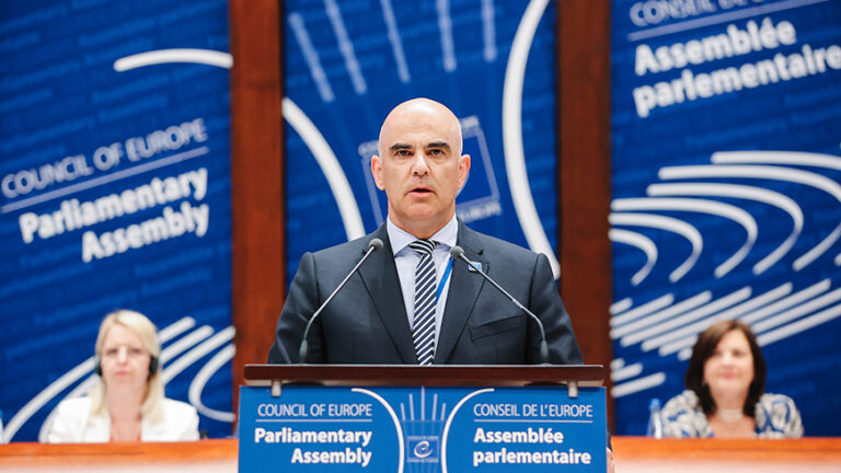 Alain Berset Segretario Generale Consiglio d'Europa